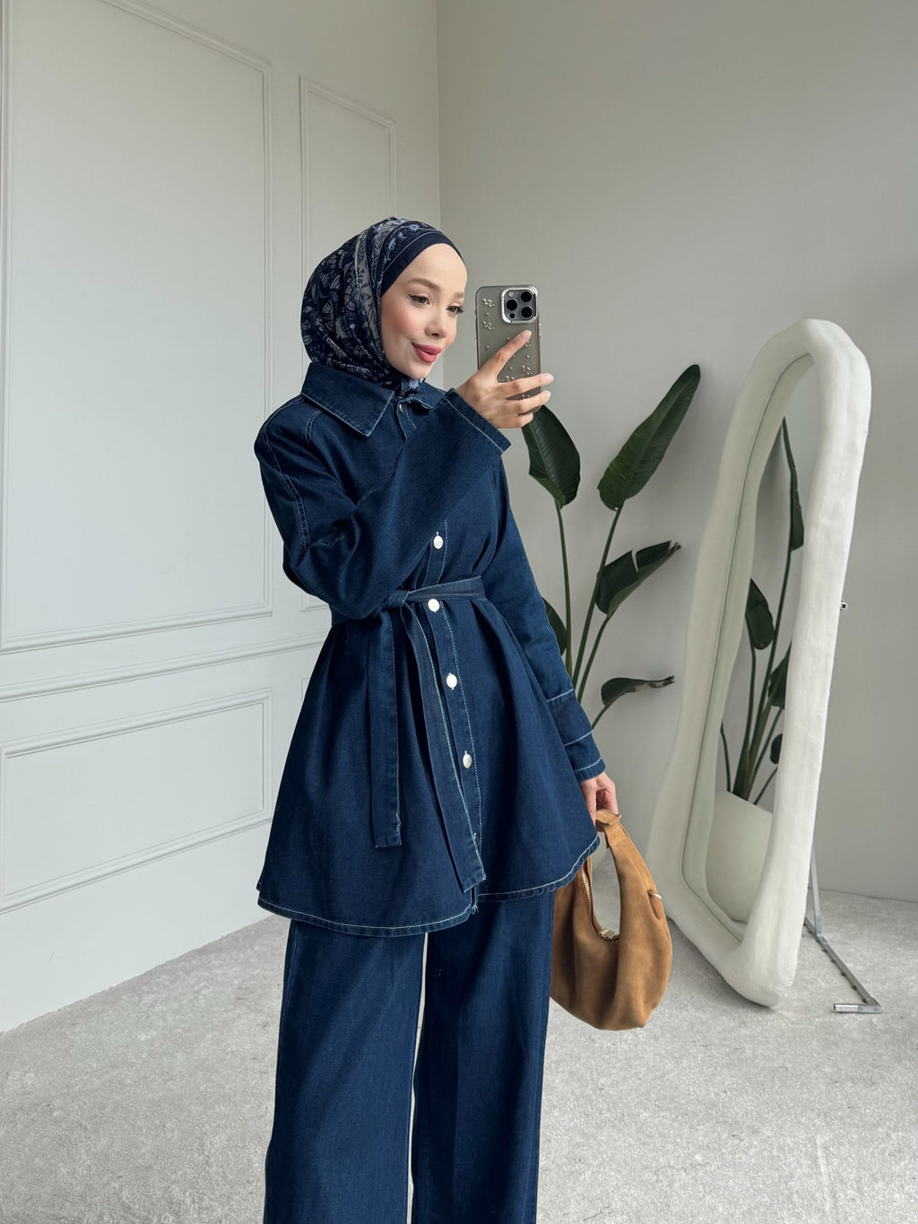 Noura Denim Set