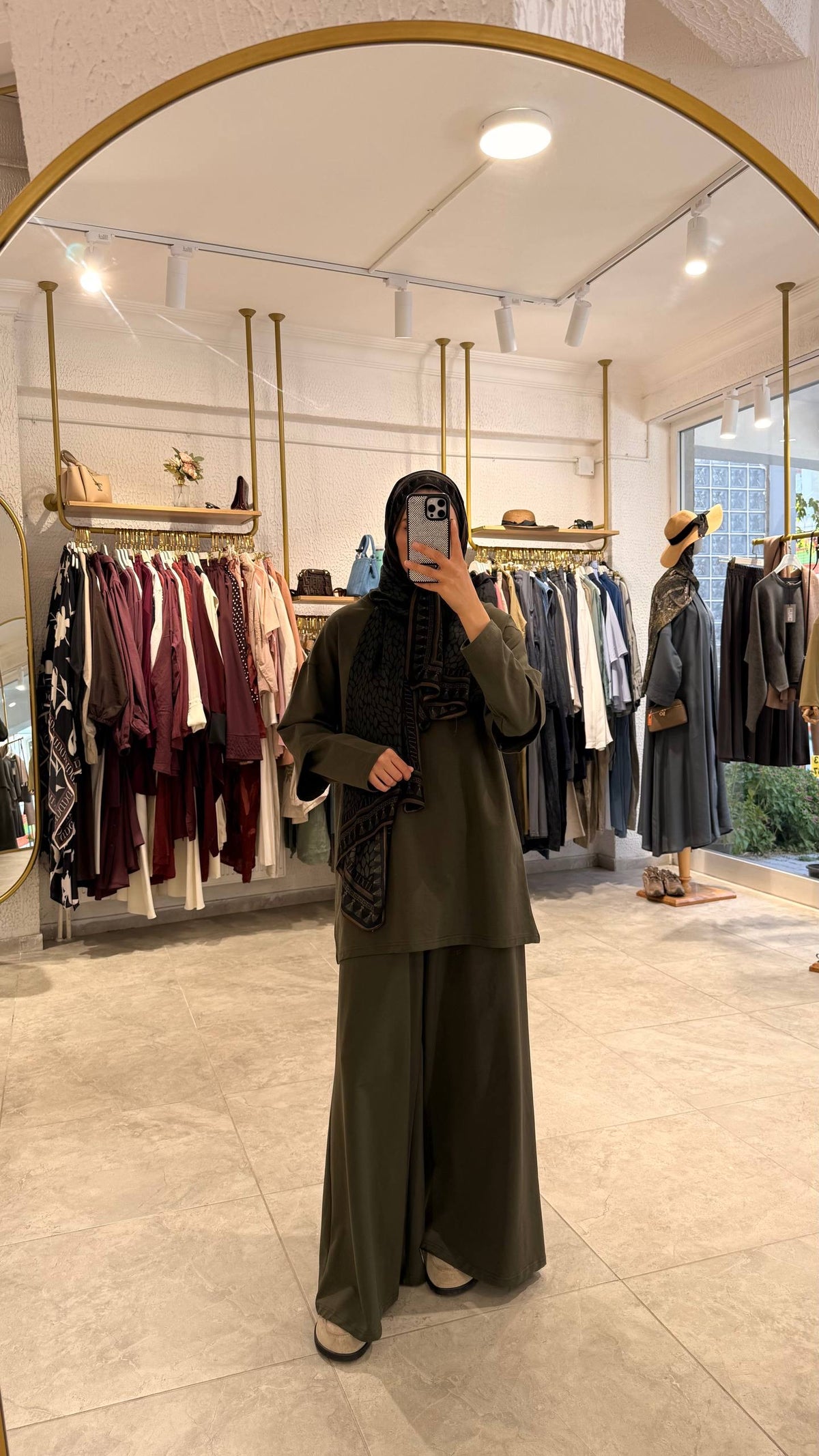 100% Cotton Olive Flow Set