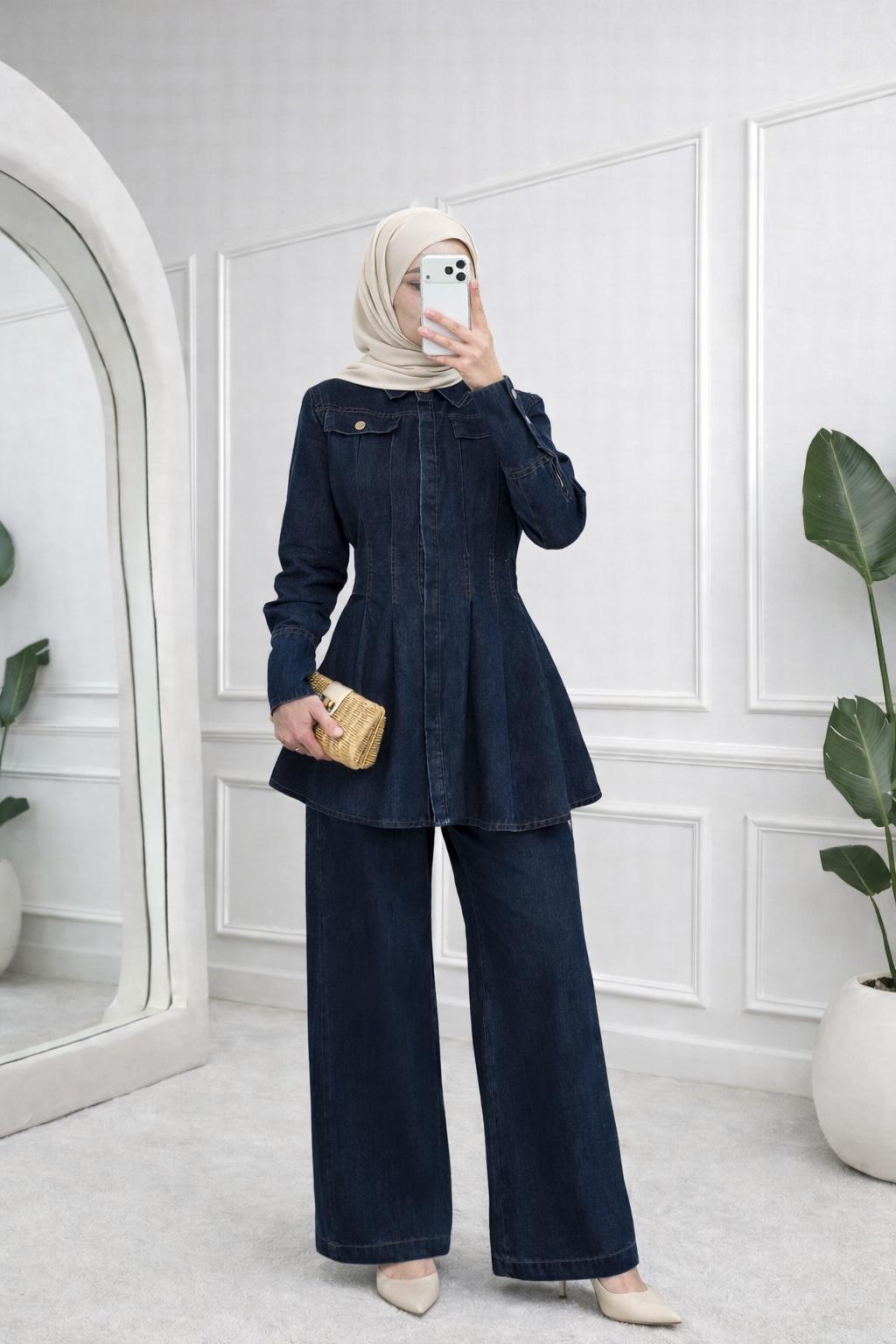 Indigo Grace Denim Set