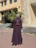Denim Tencel Dress Set