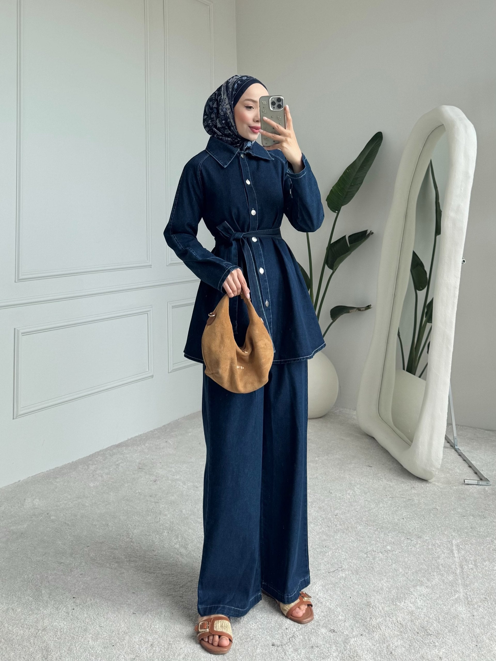 Noura Denim Set