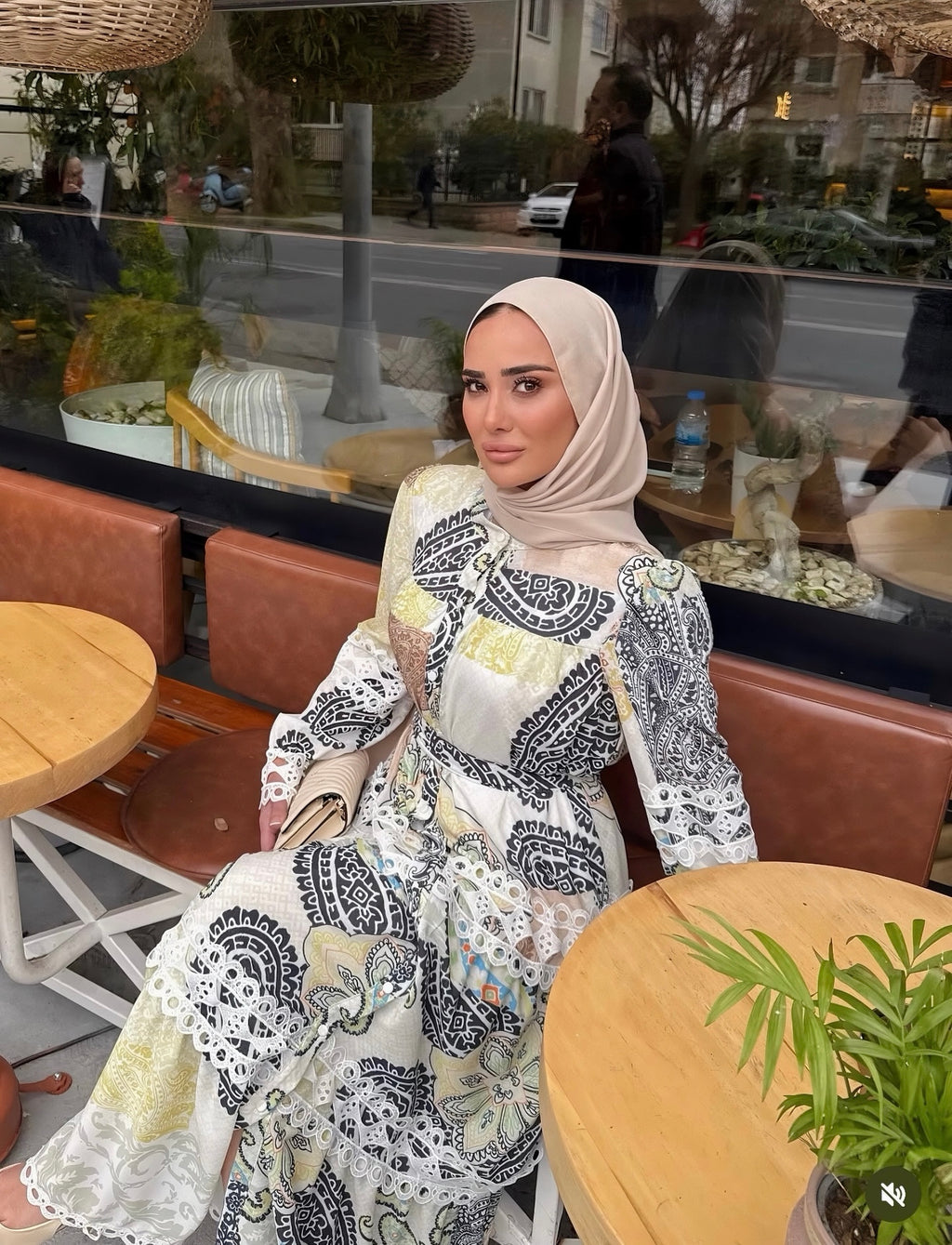 Nayla Patchwork Motif Dress