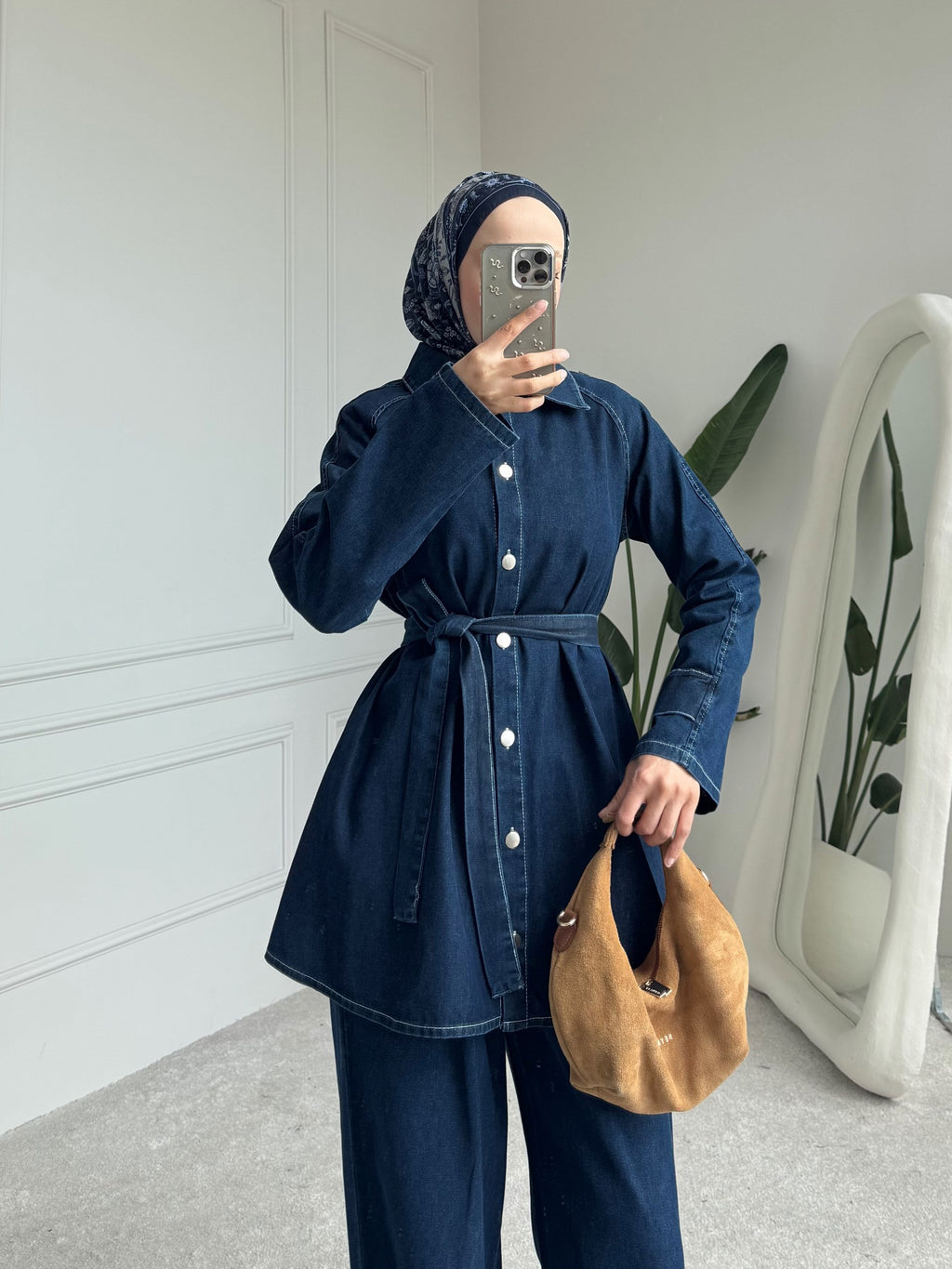 Noura Denim Set