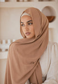Premium Chiffon Hijab/Camel