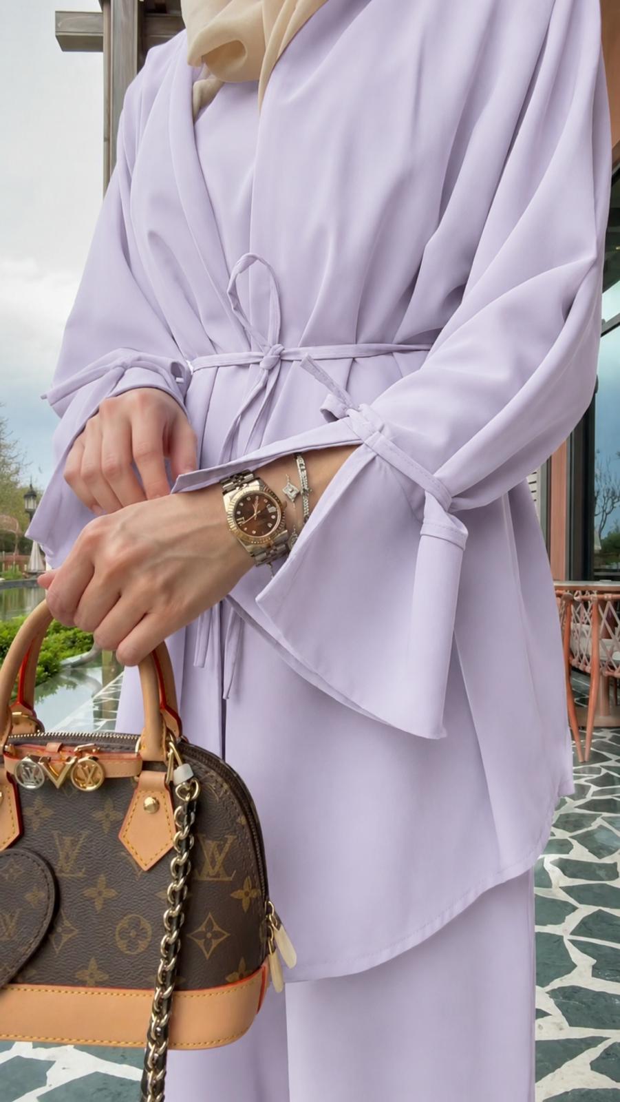 Lilac 3 Pieces Trouser Set