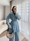 Light Denim Classy Set