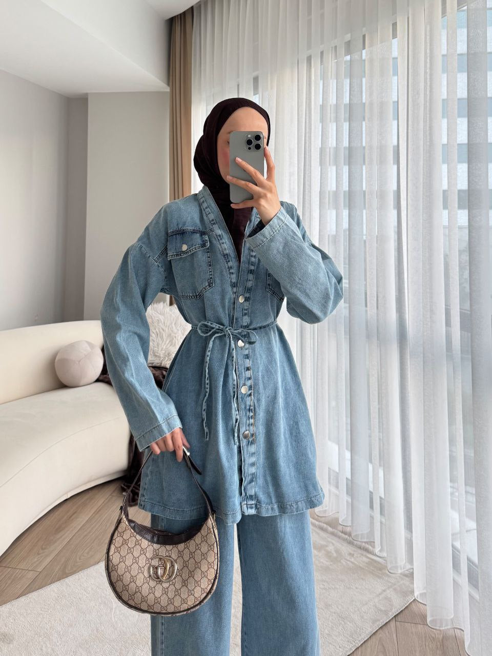 Light Denim Classy Set