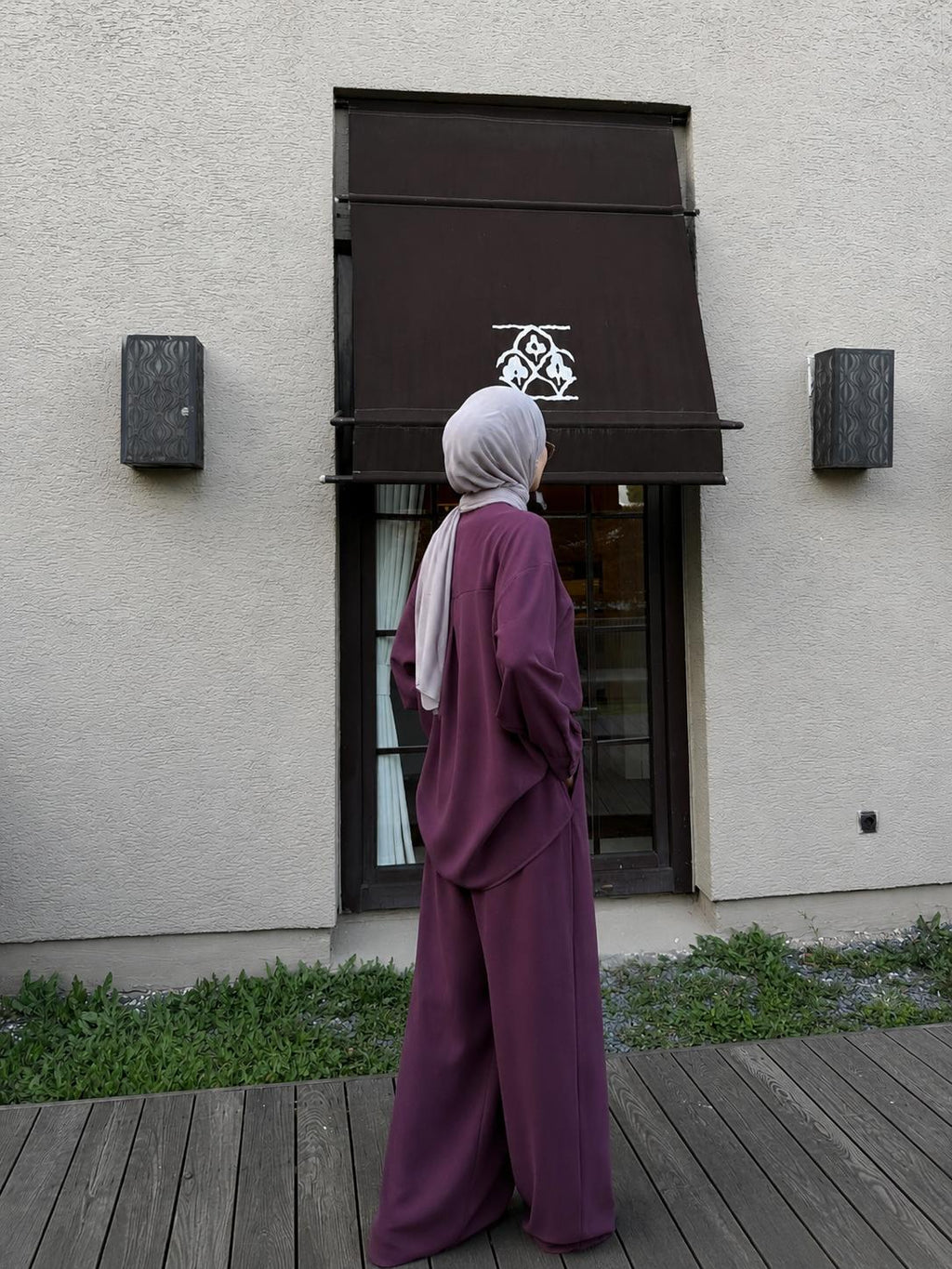 Purple Alya Trouser Set