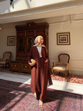 Brown Modest Two-Piece Set