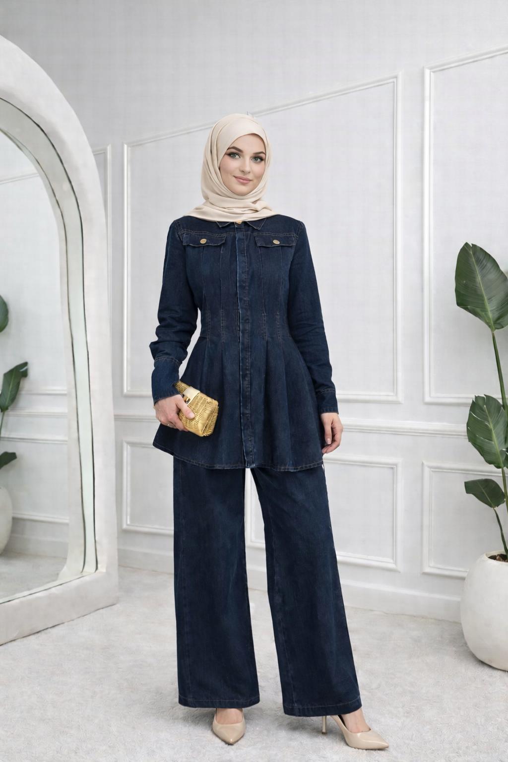 Indigo Grace Denim Set